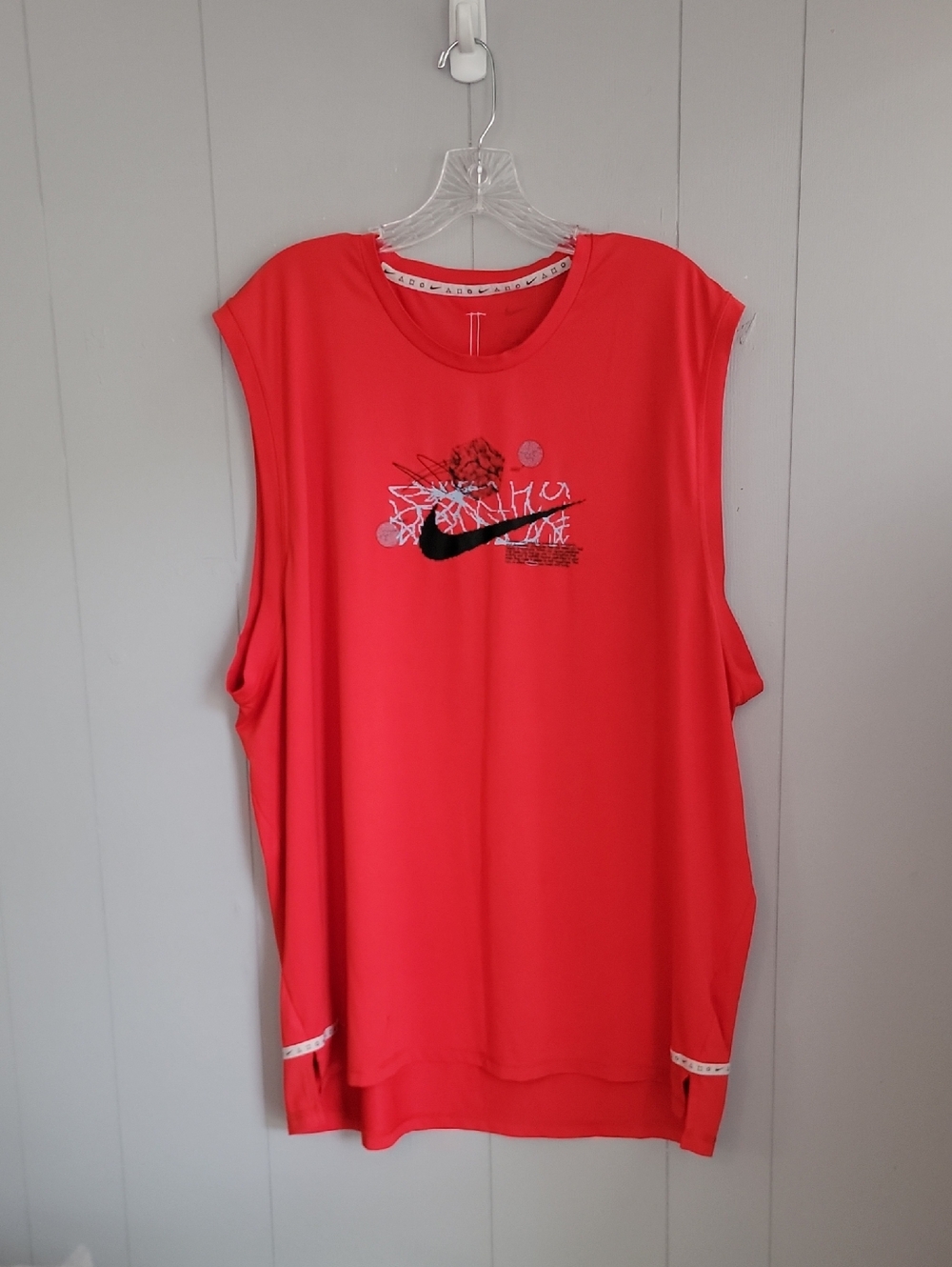 Nike DRI-FIT Men's Tank Top XL Red Activewear